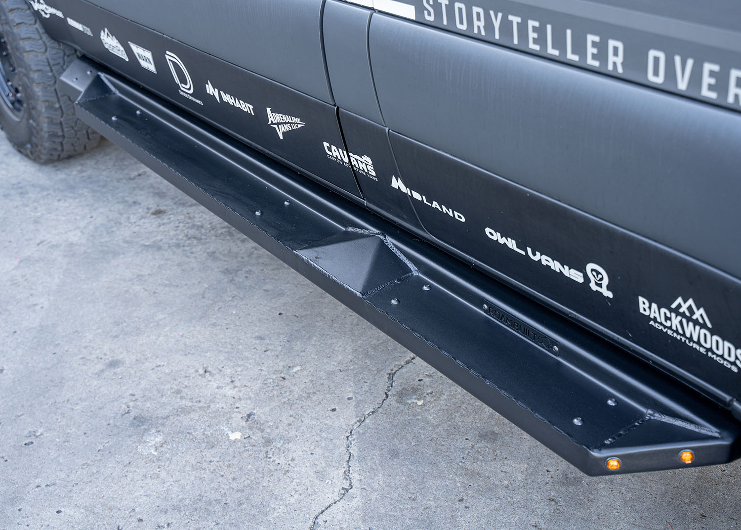 Sprinter/Transit & EKKO Side Steps - Short/Flat Version (Driver & Passenger)