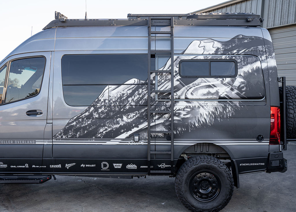 Mercedes Sprinter (2007+) Flatpack Ladder
