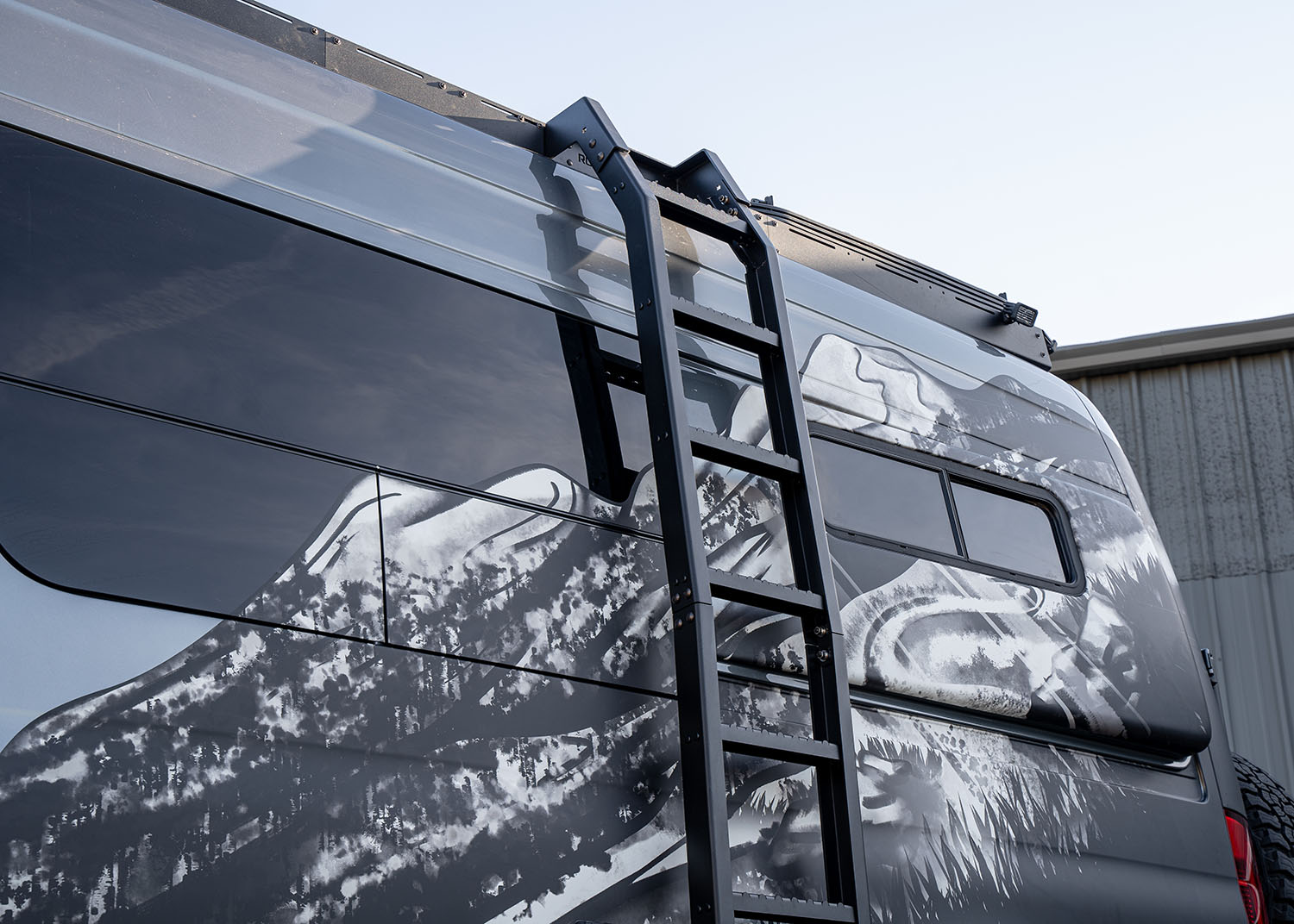 Mercedes Sprinter (2007+) Flatpack Ladder