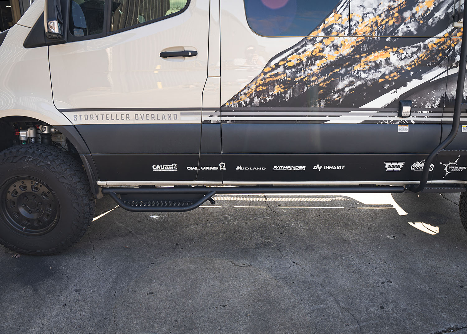 Sprinter Side Steps - Tube Version (Driver Side)